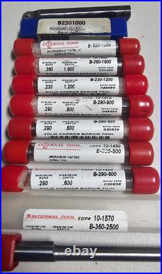 Lot of 10 Solid Carbide Boring Bar Lathe Mill Machinist Tool + 1 Boring Bar