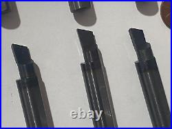 Lot of 10 Solid Carbide Boring Bars 3/8 Shank Lathe Mill Turning Machinist Tool
