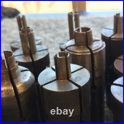 Lot of 11 Machinist Lathe Tools HSS Taps Drills Collets Lot of 11 Machinist Lathe Tools HSS Taps Drills Collets