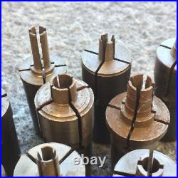 Lot of 11 Machinist Lathe Tools HSS Taps Drills Collets Lot of 11 Machinist Lathe Tools HSS Taps Drills Collets