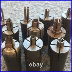 Lot of 11 Machinist Lathe Tools HSS Taps Drills Collets Lot of 11 Machinist Lathe Tools HSS Taps Drills Collets