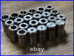 Lot of 23 DA180 Collets Erickson Parlec 3/4 to. 0062 CNC Tool Holder Machinist