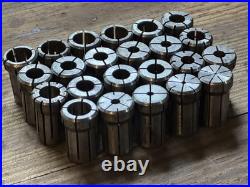Lot of 23 DA180 Collets Erickson Parlec 3/4 to. 0062 CNC Tool Holder Machinist