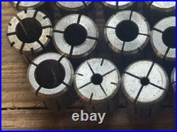 Lot of 23 DA180 Collets Erickson Parlec 3/4 to. 0062 CNC Tool Holder Machinist