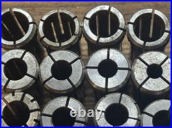 Lot of 23 DA180 Collets Erickson Parlec 3/4 to. 0062 CNC Tool Holder Machinist
