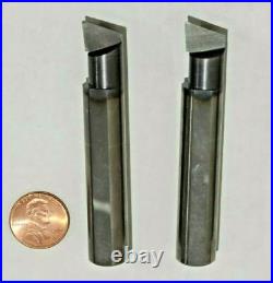 Lot of 2 Solid Carbide 1/2 Shank Boring Bars 3 Length Lathe Machinist Tools