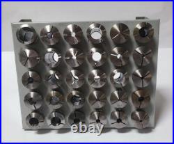 Lot of 30 Nice Set Lathe 5C Collets Free Shipping Chucker Machinist Tools