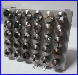 Lot of 30 Nice Set Lathe 5C Collets Free Shipping Chucker Machinist Tools