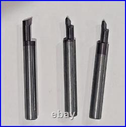 Lot of 3 Solid Carbide Boring Bar Lathe Mill Machinist Tool 5/16 Shank