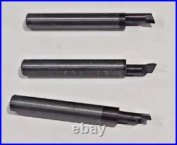 Lot of 3 Solid Carbide Boring Bar Lathe Mill Machinist Tool 5/16 Shank