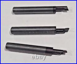 Lot of 3 Solid Carbide Boring Bar Lathe Mill Machinist Tool 5/16 Shank