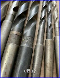 Lot of 56 Morse Taper Shank Drill Bits Bridgeport Mill Atlas Lathe Machinist MT2