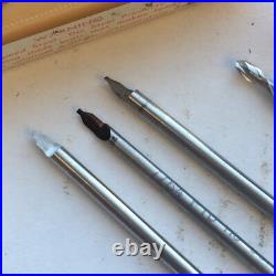 Lot of 9 Machinist Lathe Tools HSS Taps Drills Carbide End Mills Lot of 9 Machinist Lathe Tools HSS Taps Drills Carbide End Mills