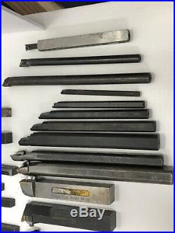 Lot of Lathe & Mill Tool Holders Machinist Tools Boring Bars 31 Assorted Bars