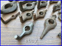 Lot of Machinist TOOLS \Turning between Centers LATHE DOG SET BENT TAIL Qty 27
