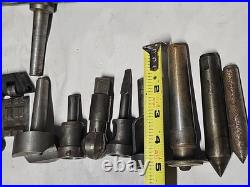 Lot of Vintage Machinist Mill Fly Cutters Lathe Tool Holder Parts Gears Tooling