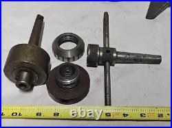 Lot of Vintage Machinist Mill Fly Cutters Lathe Tool Holder Parts Gears Tooling