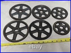 Lot of Vintage Machinist Mill Fly Cutters Lathe Tool Holder Parts Gears Tooling