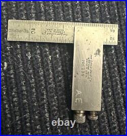 Lufkin 138 2-1/2 Machinist Tool Die Makers Square With Rule USA Metal Lathe Mill