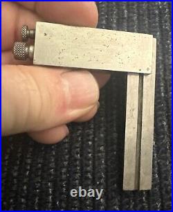 Lufkin 138 2-1/2 Machinist Tool Die Makers Square With Rule USA Metal Lathe Mill