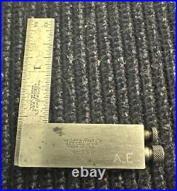 Lufkin 138 2-1/2 Machinist Tool Die Makers Square With Rule USA Metal Lathe Mill