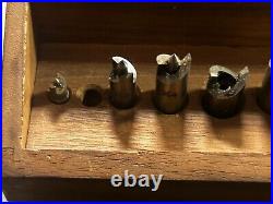 MACHINIST AucStnd LATHE MILL Machinist Set of Roto Bor End Mill Cutter Tools