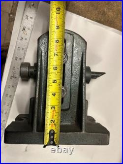 MACHINIST AucStnd TOOL LATHE MILL Machinist Large Adjustable Tail Stock MACHINIST AucStnd TOOL LATHE MILL Machinist Large Adjustable Tail Stock