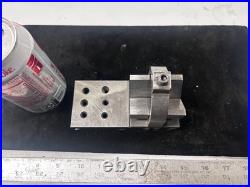 MACHINIST BkC LATHE MILL Unusual Tool Maker Ground Double V Block Plate Fixture
