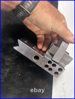 MACHINIST BkC LATHE MILL Unusual Tool Maker Ground Double V Block Plate Fixture