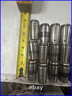 MACHINIST BkCsTOOL LATHE MILL Machinist Lot of Spring Collets Various Sizes