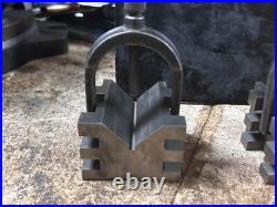 MACHINIST BkCs LATHE MILL 2 Unusual Brown & Sharpe V Blocks and Clamps MACHINIST BkCs LATHE MILL 2 Unusual Brown & Sharpe V Blocks and Clamps