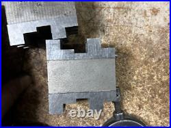 MACHINIST BkCs LATHE MILL 2 Unusual Brown & Sharpe V Blocks and Clamps MACHINIST BkCs LATHE MILL 2 Unusual Brown & Sharpe V Blocks and Clamps