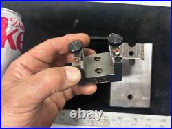 MACHINIST BkCs LATHE MILL Micro Tool Maker Ground Double V Block & Plate Fixture