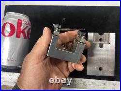 MACHINIST BkCs LATHE MILL Micro Tool Maker Ground Double V Block & Plate Fixture