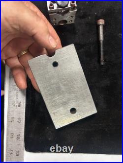 MACHINIST BkCs LATHE MILL Micro Tool Maker Ground Double V Block & Plate Fixture