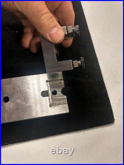 MACHINIST BkCs LATHE MILL Micro Tool Maker Ground Double V Block & Plate Fixture
