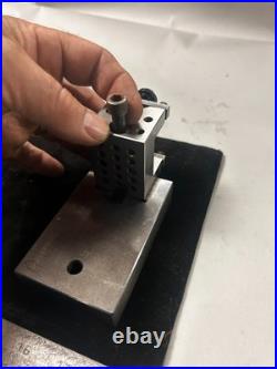 MACHINIST BkCs LATHE MILL Micro Tool Maker Ground Double V Block & Plate Fixture