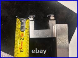 MACHINIST BkCs LATHE MILL Micro Tool Maker Ground Double V Block & Plate Fixture