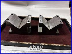 MACHINIST BkCs LATHE TOOL MILL Machinist Lot of Ground V Blocks for Set Up