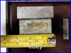 MACHINIST BkCs LATHE TOOL MILL Machinist Lot of Ground V Blocks for Set Up