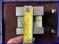 MACHINIST BkCs LATHE TOOL MILL Machinist Lot of Ground V Blocks for Set Up