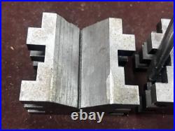 MACHINIST BkCs TOOL LATHE MILL Machinist 2 Starrett 568 V Blocks and One Clamp MACHINIST BkCs TOOL LATHE MILL Machinist 2 Starrett 568 V Blocks and One Clamp