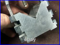 MACHINIST BkCs TOOL LATHE MILL Machinist 2 Starrett 568 V Blocks and One Clamp MACHINIST BkCs TOOL LATHE MILL Machinist 2 Starrett 568 V Blocks and One Clamp