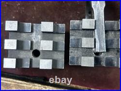 MACHINIST BkCs TOOL LATHE MILL Machinist 2 Starrett 568 V Blocks and One Clamp MACHINIST BkCs TOOL LATHE MILL Machinist 2 Starrett 568 V Blocks and One Clamp