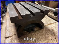MACHINIST BsMt TOOL LATHE MILL 15 by 10 Adjustable Angle T Slot Table Heavy