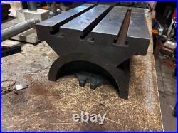 MACHINIST BsMt TOOL LATHE MILL 15 by 10 Adjustable Angle T Slot Table Heavy