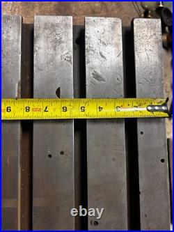 MACHINIST BsMt TOOL LATHE MILL 15 by 10 Adjustable Angle T Slot Table Heavy