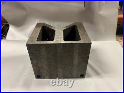 MACHINIST BsMt TOOL LATHE MILL Machinist Large V Block Set Up Fixture