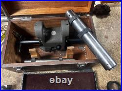 MACHINIST BsMt TOOL LATHE MILL News Yuasa End Mill Sharpener Fixture in Case