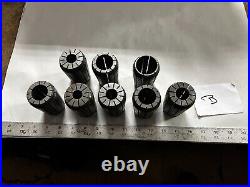 MACHINIST BsmT LATHE TOOLS MILL Lot of Large Erickson 150TG Spring Collets LtB